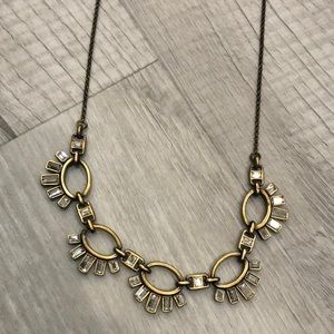 Touchstone Crystal Antique Statement Necklace